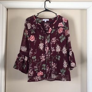 Fever flower filled shirt